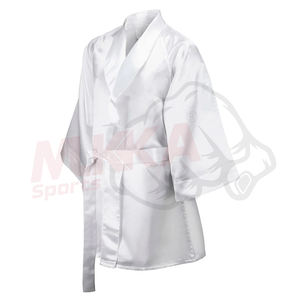 Bata de Boxeo Personalizada 2025, Ecológica, Transpirable, con Capucha, para Hombre y Mujer, Personalización Completa, MUKKA SPORTS, Muay Thai - Product Image 6