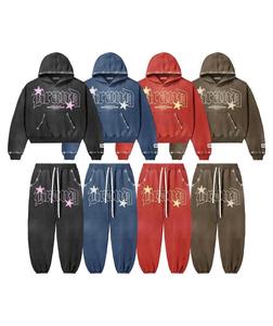 Impex ชุดสเวตเตอร์สำหรับผู้ชายซักเสื้อผ้าแนวสตรีทผ้าคอตตอนผ้า100% ปักลายพิมพ์ดิจิตอลสไตล์ฤดูหนาว - Product Image 1