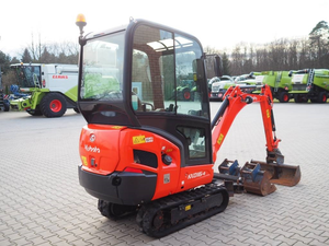Mini-excavatrice Kubota KX016-4 d'occasion et neuve, 1,6 tonne, avec 3 godets, cabine compacte hydraulique fermée, climatisation, à vendre - Product Image 4