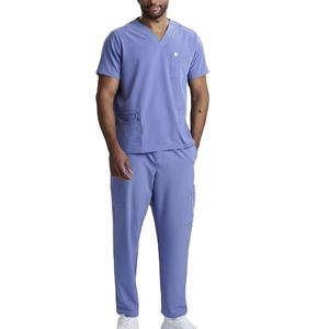 Conjunto de Uniformes Médicos para Hombre, Uniformes Quirúrgicos de Enfermería, Uniformes de Hospital, Uniformes Médicos al por Mayor de Fábrica, Uniformes Personalizados para Hombre - Product Image 1