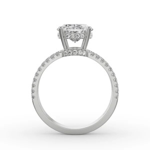 925 Sterling Silver Oval Round Lab Grown Diamond <strong>Ring</strong> Wedding <strong>Ring</strong> Hip Hop Jewellery Engamanet <strong>Ring</strong>