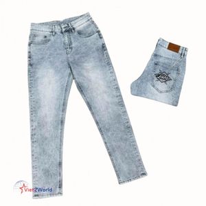 Pantalons Harem Formels pour Hommes de Qualité Supérieure, Décontractés, Taille Moyenne, Spandex/Coton, Poids Moyen, Différentes Tailles, Denim Coloré, Lavage Moyen, ODM - Product Image 5