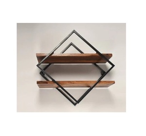 Estante de Almacenamiento de Madera de Estilo Vintage, Ajustable, de Gran Capacidad, de Dos Niveles, para Baño, Dormitorio, Cocina - Product Image 1