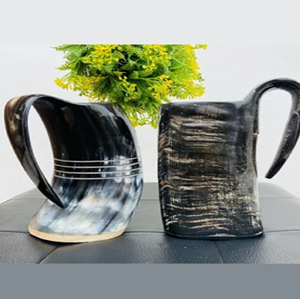 Jarra de cuerno de búfalo grande perfecta para cerveza, cerveza e hidromiel, taza Lager de cerveza, taza de cuerno vikingo para beber nórdico de Búfalo, venta al por mayor - Product Image 1