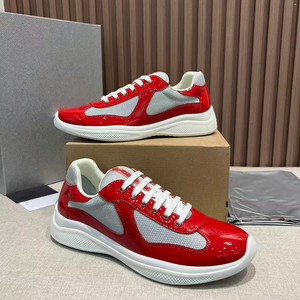 Calzado Deportivo Transpirable para Todas las Estaciones, Diseño de Primavera, Precio de Fábrica al por Mayor, Zapatos de Malla con Cuero Patentado a la Moda - Product Image 1