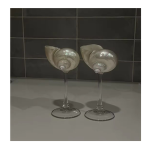 Copa de Caracol vietnamita Seashells Cup agrega copa de Caracol de sensación costera utilizada en colecciones de decoración con estilo - Product Image 3
