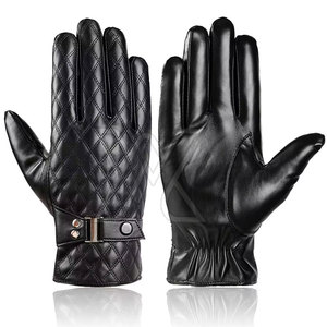 Gants d'hiver en cuir respirants à écran tactile, résistants aux coupures, écologiques, vente directe usine, prix bas, vente en gros - Product Image 5