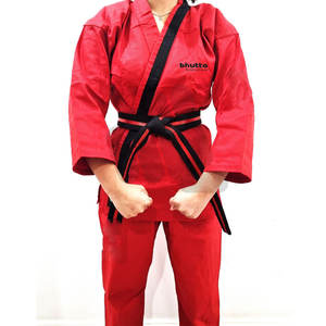 Uniforme de Karate hecho a medida, ropa de artes marciales de algodón a bajo precio con diseño de logotipo, novedad - Product Image 1