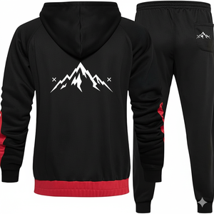 Survêtement à capuche pour homme avec broderie personnalisée |   Vêtements de sport de haute qualité 100% coton |   Anti-bactérien et respirant |   Poids lourds - Product Image 2