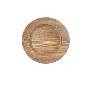 Mango Placa de cargador de madera y servidor de alimentos decorativo Diseñador Placa de cargador forma redonda al mejor precio - Product Image 6
