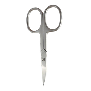 Tijeras para cutículas de grado quirúrgico, cuchillas curvas de 3,5 pulgadas afiladas, tijeras para cutículas de acero inoxidable con bolsa de cuero - Product Image 4