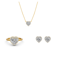 Haute qualité 1.4cts Lab Grown Diamond 14K collier en or blanc pour les femmes VS Clarity EF couleur câble chaîne à la mode pour les mariages IGI