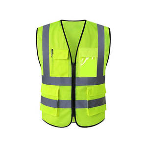 เสื้อกั๊กนิรภัย เสื้อแจ็คเก็ตนิรภัยส่วนบุคคล สำหรับงานก่อสร้าง เสื้อผ้าสะท้อนแสงสำหรับงานรักษาความปลอดภัย - Product Image 6