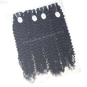 Gran Stock de Extensiones de Cabello Humano Remy Virgen Natural al por Mayor, Cabello Indio Rizado Kinky, Tejido de Cabello con Doble Trama a Máquina - Product Image 1