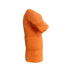 Chemise de sport rembourrée de qualité supérieure pour hommes, compression, protection des côtes thoraciques, vêtements d'entraînement athlétique, vente en gros - Product Image 3