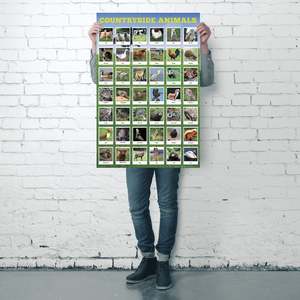 Native Animal Species <b>Poster</b> Black <b>Frame</b> for Wall Decor - Product Image 3