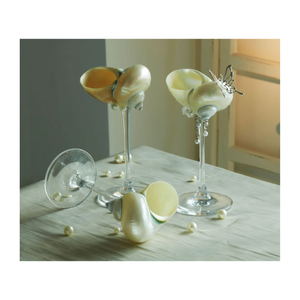 Verres coquillages Verrerie élégante Convient aux smoothies Boissons et Dessert Présentation Vietnam - Product Image 2