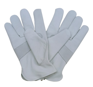 Best Selling Premium Quality Anti-Cut Work Safety <b>Gloves</b> Cut Resistant Flexibility in Blue Black Yellow Beige <b>White</b> – Size XL - Product Image 3
