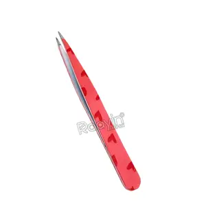 rose gold black silver eyebrow tweezer sets wholesale private label custom packaging box provided tweezers for eyebrow