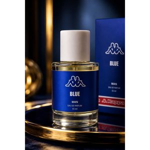 น้ำหอม EDP สำหรับผู้ชาย กลิ่นส้ม ติดทนนาน สีฟ้า ขนาด 55 มล. บรรจุในขวดแก้ว - Product Image 4
