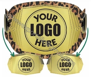 Ceinture de titre de championnat en cuir pur de haute qualité pour la lutte personnalisée UFC pour Aikido Taekwondo Jiu-Jitsu karaté - Product Image 1