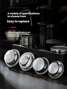 Chuyên nghiệp 54mm áp lực đôi tường lọc cà phê Giỏ thép không gỉ Máy pha cà phê phần - Product Image 4