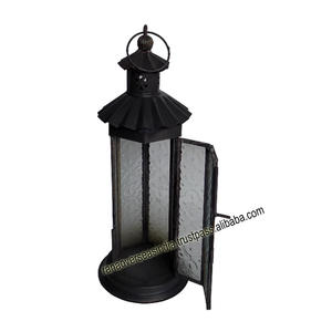New Modern Design Handmade Iron <b>Candle</b> <b>Lanterns</b> With Glass for Christmas Events and Wedding Decoration - Product Image 4