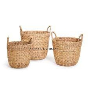 Most Demanding Premium Quality Rattan <b>Round</b> Shape Storage <b>Basket</b> With Top Lid From Indian Manufacturer In Impressive Price - Product Image 6