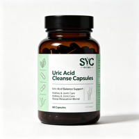 Complément OEM Équilibre Acide Urique avec Chanca Piedra et Chardon-Marie pour la Détoxification Rénale et la Relaxation Musculaire – Fabricant en Gros Personnalisé