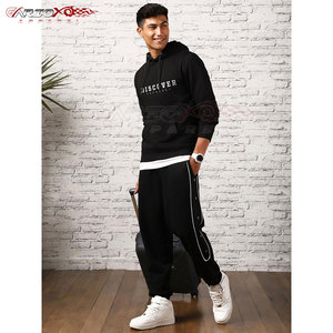 เสื้อฮู้ดผู้ชายผ้าฟลีซสำหรับฤดูหนาว พิมพ์ลายดีไซน์พิเศษ ทรงปกติ ระบายอากาศได้ดี เหมาะสำหรับชุดลำลอง - Product Image 3