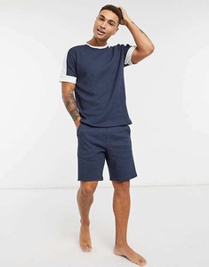 Conjunto de camiseta de verano para hombre con pantalones cortos a juego conjuntos cortos de gimnasio para hombre Camiseta y conjunto corto Conjunto de camiseta de manga corta para hombre - Product Image 3