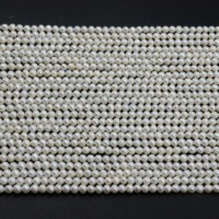 Perles de culture d'eau douce naturelles de qualité supérieure, forme de pomme de terre lisse, 4 mm, perles de culture naturelles pour la fabrication de bijoux, collier et bracelet