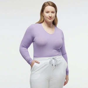 ชุดเครื่องแบบแพทย์แขนยาวมีอันเดอร์สครับโลโก้ที่กำหนดเองสำหรับทุกเพศสครับพยาบาลในโรงพยาบาล - Product Image 4