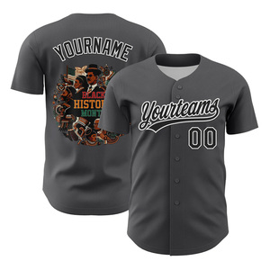 Camiseta de béisbol anti-UV para hombre con diseño de patrón 3D Ropa de equipo auténtica - Product Image 2