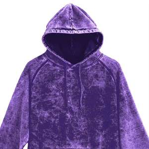 Sudadera con Capucha Casual con Estampado Personalizado, Sudadera Gruesa con Lavado Ácido, Bordado de Alta Calidad, Sudadera con Capucha de Verano Unisex - Product Image 4