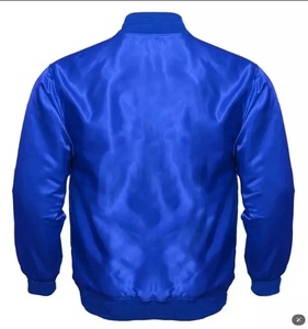 Respirant col montant hommes varsité vestes coupe-vent séchage rapide personnalisé couleur/taille collège Baseball Letterman Mega avant - Product Image 4