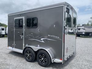 Remolque de Acero para Ganado, Remolque para 2 Caballos con Carga Inclinada, Transporte Agrícola, Eje Doble, Eje Tándem, Transportador Equino, LED de Alta Seguridad, 5 Años de Garantía - Product Image 4