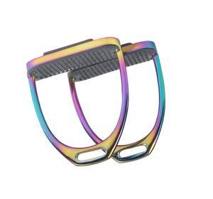 Recién llegado, estribos de aluminio para montar a caballo, empuñadura DE SEGURIDAD DE Base ancha ajustable, diseño ligero y duradero - Product Image 2