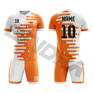 Customized High Quality Soccer Uniform Reversible Football Wear Team Printed Soccer Uniform Set