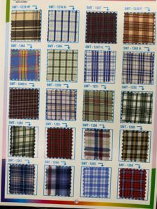 เสื้อเชิ๊ทผ้าฝ้ายโพลีลายขนแปรงสำหรับชุดนักเรียนลายสก็อตวัสดุทำจากผ้าฝ้ายย้อมสี - Product Image 4