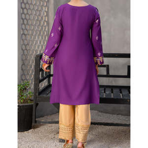 Chemise en lin et soie pour femme AKSMA, ornée de motifs floraux vintage, motifs floraux unis, broderie florale, taille XL, pour le printemps et l'automne - Product Image 5