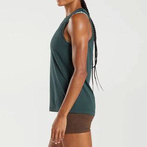 Bajo MOQ Mejor diseño hecho de algodón Poliéster Mujeres Tank Top Diseño al por mayor Servicios OEM Venta directa de fábrica Mujeres Tank Top - Product Image 3