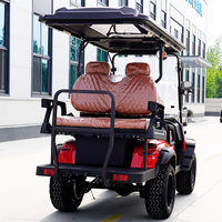 Voiturette de golf électrique à énergie nouvelle avec toit pare-brise, configuration personnalisée, homologuée pour la route (LSV), pour importateurs mondiaux