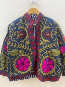 Chaqueta bordada Suzani TNT hecha a mano y botones hechos a mano abrigo suave ropa de invierno chaqueta abrigo Floral abrigo de mujer - Product Image 2