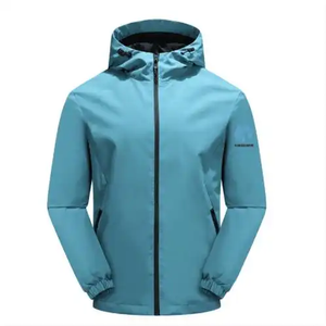 Custom Outdoor Men's <b>Wind</b> <b>Breaker</b> Windproof Jackets Hiking Waterproof Softshell Jacket Plain Windbreaker Jacket - Product Image 4