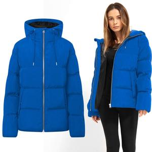 Chaqueta acolchada informal de Color sólido para mujer, ropa de calle, nueva moda, chaqueta acolchada a prueba de viento para mujer, chaquetas acolchadas cálidas para mujer - Product Image 3