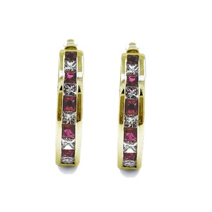 Usine directe bijoux Design à la mode haut de gamme 18k solide or jaune diamant naturel rond mince boucle d'oreille Huggie pour femme - Product Image 1