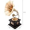 Pièce maîtresse de gramophone en métal artisanal avec antiquité en métal pour la maison et le bureau Mini artisanat article Home Craft Exports - Product Image 3