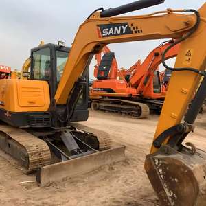 รถขุดไฮดรอลิกขนาดเล็ก SANY SY60C 6 ตัน รุ่นปี 2023 ความจุบุ้งกี๋ 0.65 ลูกบาศก์เมตร มือสอง สต็อกโรงงาน อะไหล่เครื่องยนต์หลัก - Product Image 4