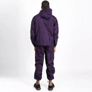 Conjunto deportivo ligero para hombre, chaqueta cortavientos y pantalones para gimnasio, correr, trotar, entrenamiento al aire libre, ropa deportiva. - Product Image 4